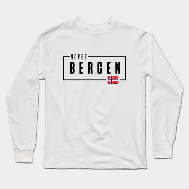 Bergen Norway Long Sleeve T-Shirt by zap